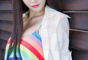 MiStar魅妍社 – 空姐的紫色制服，无意间掀开了黄乐然另一个面，随手一拍全是美图
