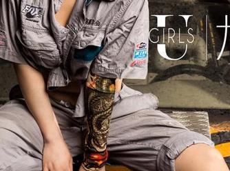 UGirls尤果网 – 拍摄金美子体操服，私拍美图里居然有个失控的剪刀手？
