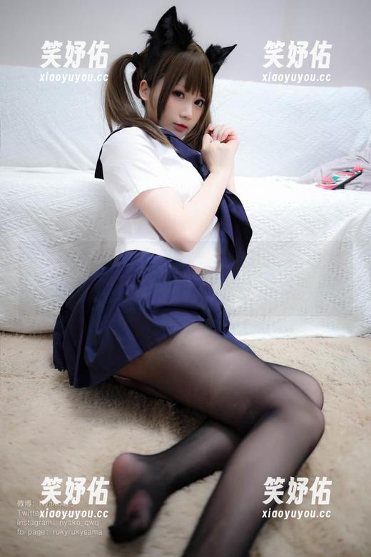 nyako喵子大魔王 “nyako喵子大魔王”高中生cos高清大片,脑补了一整出校园剧!