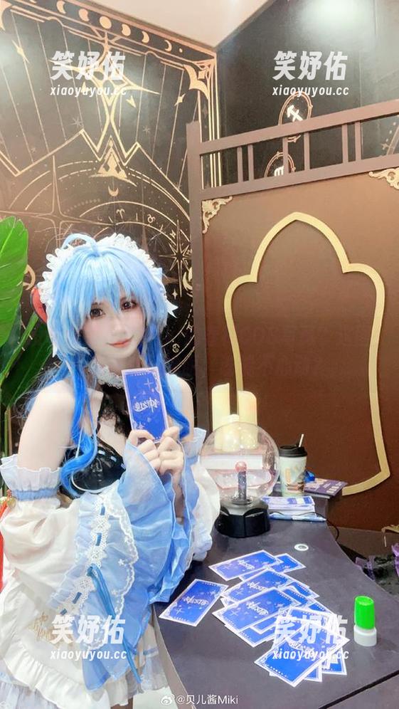 贝儿酱Miki 没看过贝儿酱Miki的春梅COS写真?这图片就像春风拂面,谁能不心动?